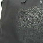 Dior // Leather D-Bee Classic Tote // Black // Pre-Owned