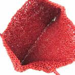 Anteprima // PVC Wire Structured Tote Handbag // Red // Pre-Owned