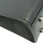 Coach // Leather Business Case // Black // Pre-Owned