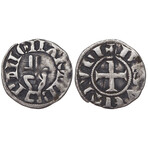 Hand Of Stephen Medieval France Coin // 1200-1300 AD