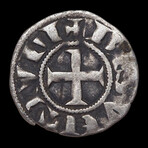 Hand Of Stephen Medieval France Coin // 1200-1300 AD