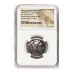 Alexander the Great of Macedon // Large Silver Coin // Lifetime Issue!