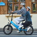 GoPlus Folding Electric Bike (Black)