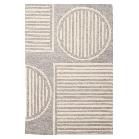 Timeless Grey Rug (5'0"W x 7'7"L)