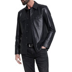 Travis Shirt Jacket // Dark Navy (46)