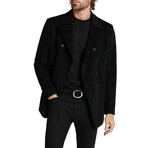Db Peacoat With Cutaway Front Shape // Black (44)