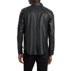 Travis Shirt Jacket // Black (48)
