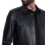 Travis Shirt Jacket // Dark Navy (46)