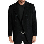 Db Peacoat With Cutaway Front Shape // Black (44)