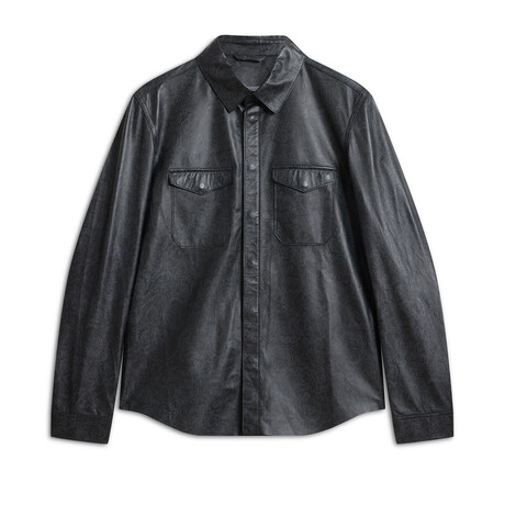 Travis Shirt Jacket // Black (48)