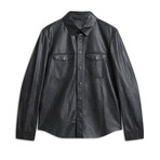 Travis Shirt Jacket // Black (48)