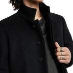 Shawl Lapel Coat // Black (44)