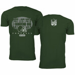 Football Shadow T-Shirt - Philadelphia // Forest Green (XL)