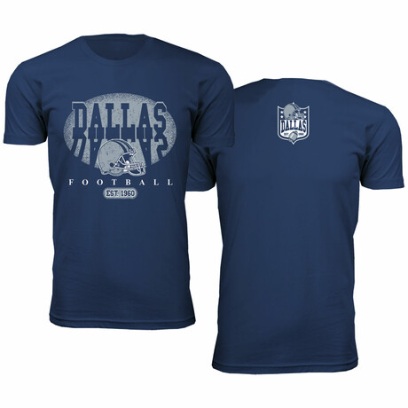 Football Shadow T-Shirt - Dallas // Navy (S)