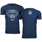 Football Shadow T-Shirt - Dallas // Navy (L)
