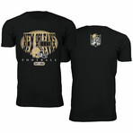 Football Shadow T-Shirt - New Orleans // Black (3XL)