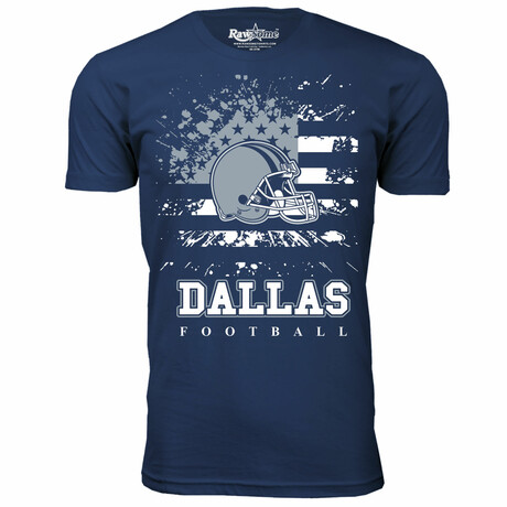 Star Spangled Football T-Shirt - Dallas // Navy (S)