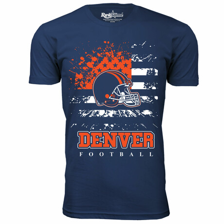 Star Spangled Football T-Shirt - Denver // Navy (S)