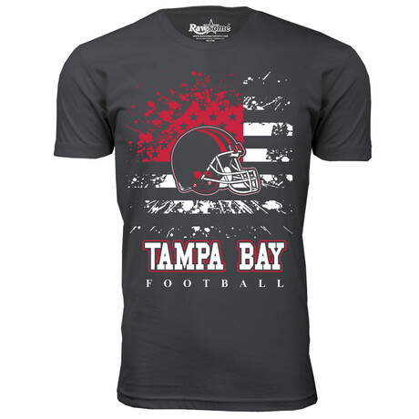 Star Spangled Football T-Shirt - Tampa Bay // Charcoal (S)