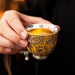 Draco Aureus Silver-Lined Cup