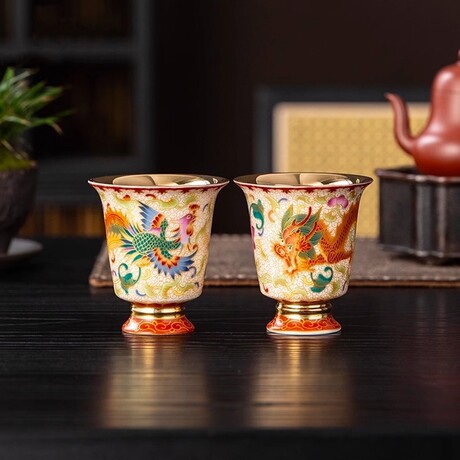 Mythos Duo Gold-Lined Goblets