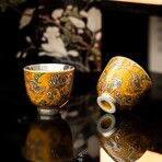 Draco Aureus Silver-Lined Cup