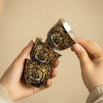 Noir Bloom Silver-Lined Cup