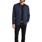 Ls Ross Sport Shirt W/ Floral Print // Twilight Blue (XS)