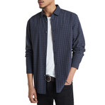 Slim Fit Sport Shirt With Shank Buttons, And Back // Ink Blue (XS)