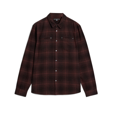 Dario Shirt In Brushed Fall Plaid // Tamarind (S)