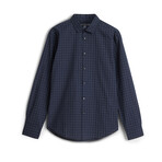 Slim Fit Sport Shirt With Shank Buttons, And Back // Ink Blue (XS)