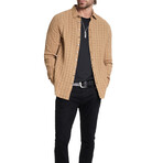 Multi Button Slim Fit Shirt // Lt Caramel (XS)