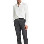 Multi Button Slim Fit Shirt // White (S)