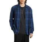 Ls Robbins Yarn Dye Sport Shirt // Ocean Blue (XS)