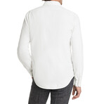 Multi Button Slim Fit Shirt // White (S)