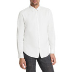 Multi Button Slim Fit Shirt // White (S)