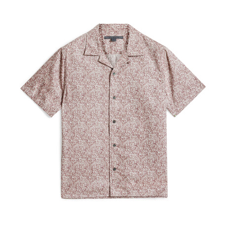Danny Jungle Print Shirt // Mauvewood (XS)