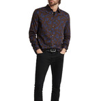 Multi Button Slim Fit Shirt // Espresso (XS)