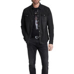 Marshall Western Shirt Incoated Denim // Black (XS)