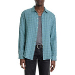 Multi Button Slim Fit Shirt // Sea Green (XS)