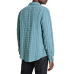 Multi Button Slim Fit Shirt // Sea Green (XS)