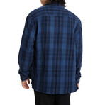 Ls Robbins Yarn Dye Sport Shirt // Ocean Blue (XS)