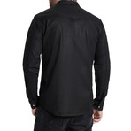 Marshall Western Shirt Incoated Denim // Black (XS)