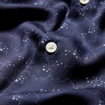 Ls Ross Sport Shirt W/ Floral Print // Twilight Blue (XS)