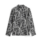 Straight Bottom Hem Shirt With Regular Collar // Mineral Blk (XS)