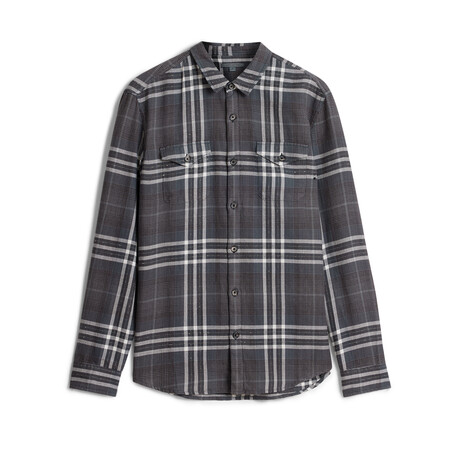 Ls Dale Yarn Dye Sport Shirt // Iron Grey (XS)