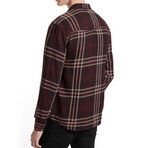 Ls Dale Yarn Dye Sport Shirt // Merlot (S)