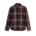 Ls Dale Yarn Dye Sport Shirt // Merlot (S)