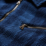 Ls Robbins Yarn Dye Sport Shirt // Ocean Blue (XS)