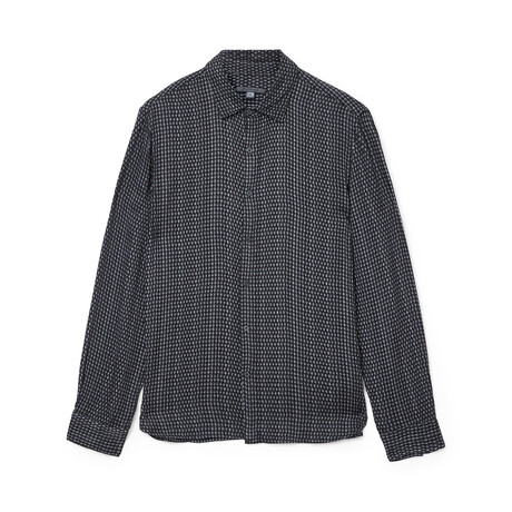 Ross Ls Shirt // Mineral Blk (XS)